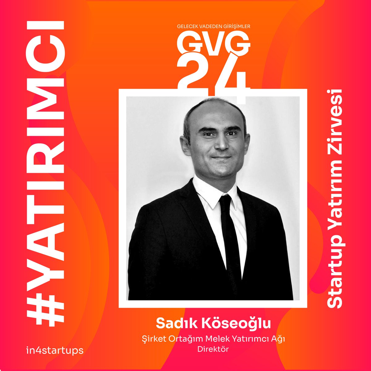 📢<a href="/in4startups/">in4startups</a> Gelecek Vadeden Girişimler 24 Yarışmamızda başvurular tüm hızıyla devam ediyor
📌Girişimleri değerlendirecek jürilerimiz arasında <a href="/sirketortagim/">ŞirketOrtağım</a> Melek Yatırımcı Ağı Direktör'ü Sadık Köseoğlu da yer alıyor.
🟢Başvuru: gelecekvadedenler.com