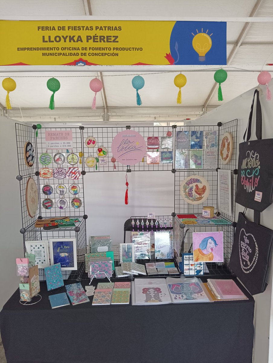 TallerLaLoica's tweet photo. Es hoy! Ya estoy instalada en la feria en Plaza Tribunales de #Concepcion Ven a verme! 💖 https://t.co/pt6xsB2Cpv