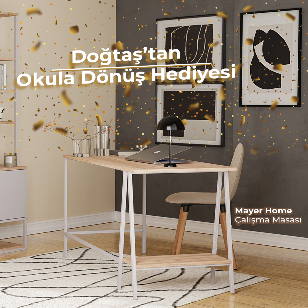 Doğtaş'tan Okula Dönüş Hediyesi! 🎁🏫

Mayer Home Çalışma Masası'nı kazanmak için;
👉 Gönderiyi beğenmeniz,
👉 @dogtas hesabımızı takip etmeniz,
👉 2 arkadaşınızı etiketlemeniz gerekiyor…

📣 Son gün 11 Eylül

#Doğtaş #EvimdeDoğtaşZevki #Çekiliş #Fırsat #hediye #çekilişvar