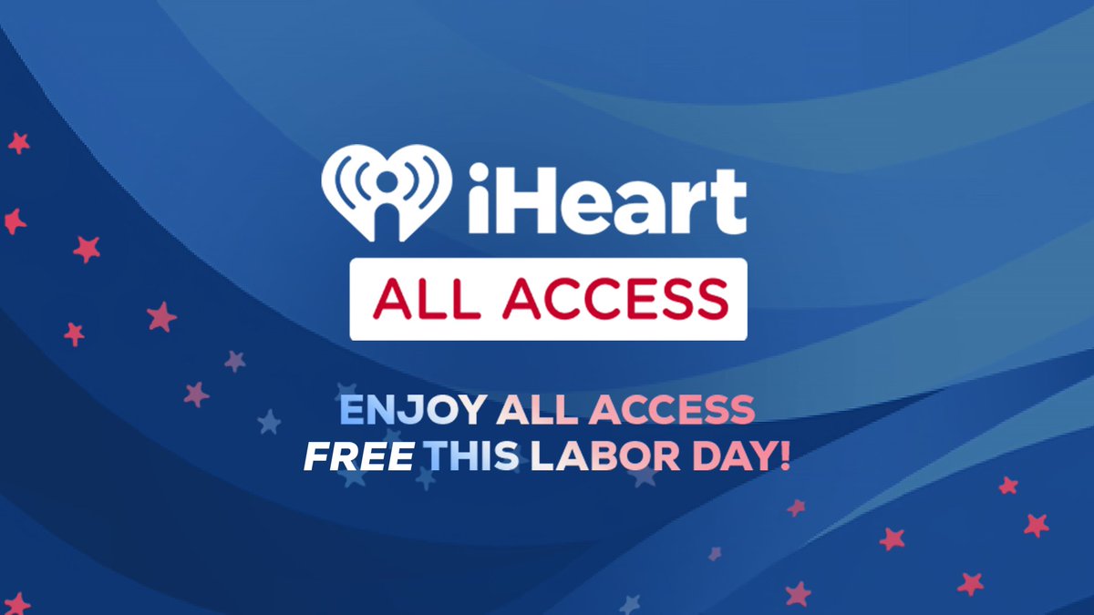 1027KIISFM's tweet photo. Free Never Sounded So Good! 📲 Open the iHeartRadio App or visit https://t.co/lvlhHiFsDY for a FREE preview of the All Access experience AND listen to our station, commercial FREE, all Labor Day long! #iHeartAllAccessDay https://t.co/JuMaKoNpfx