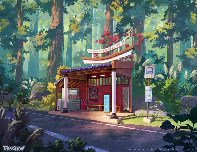 Concepts and backgrounds from Danghost : 