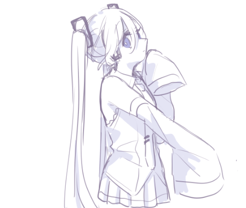 初音ミク 「」|れゐなのイラスト