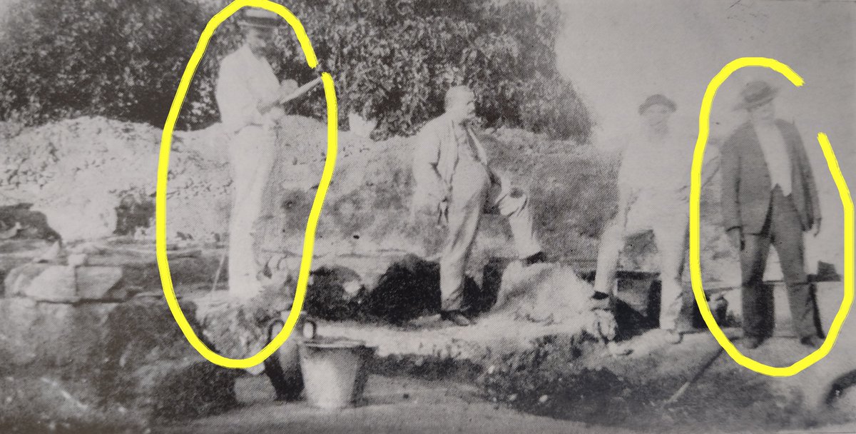 Després d’uns dies de pluja, dia 4 de setembre de 1923 començà la primera campanya oficial d’excavacions a #Pollentia1923. L’ànima d’aquesta iniciativa, Gabriel Llabrés, estaria acompanyat per l’ajudant Rafael Isasi, coronel d’artilleria i membre de la Soc. Arqueològica Lul·liana