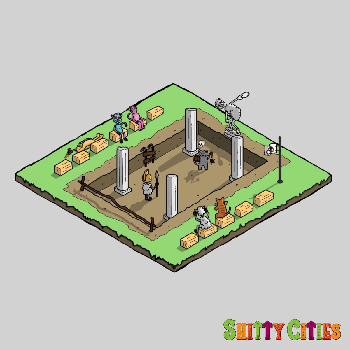 ShittyKitties_'s tweet photo. Collab Block Staking will open up today for two brand new #ShittyCityBlocks! Check 'em out!
π Opens today at 2:00 pm EST
π» Stake your #AlgorandNFTs for these dope #ShittyCities airdrops
π§΅π https://t.co/bWBxUN1PXO