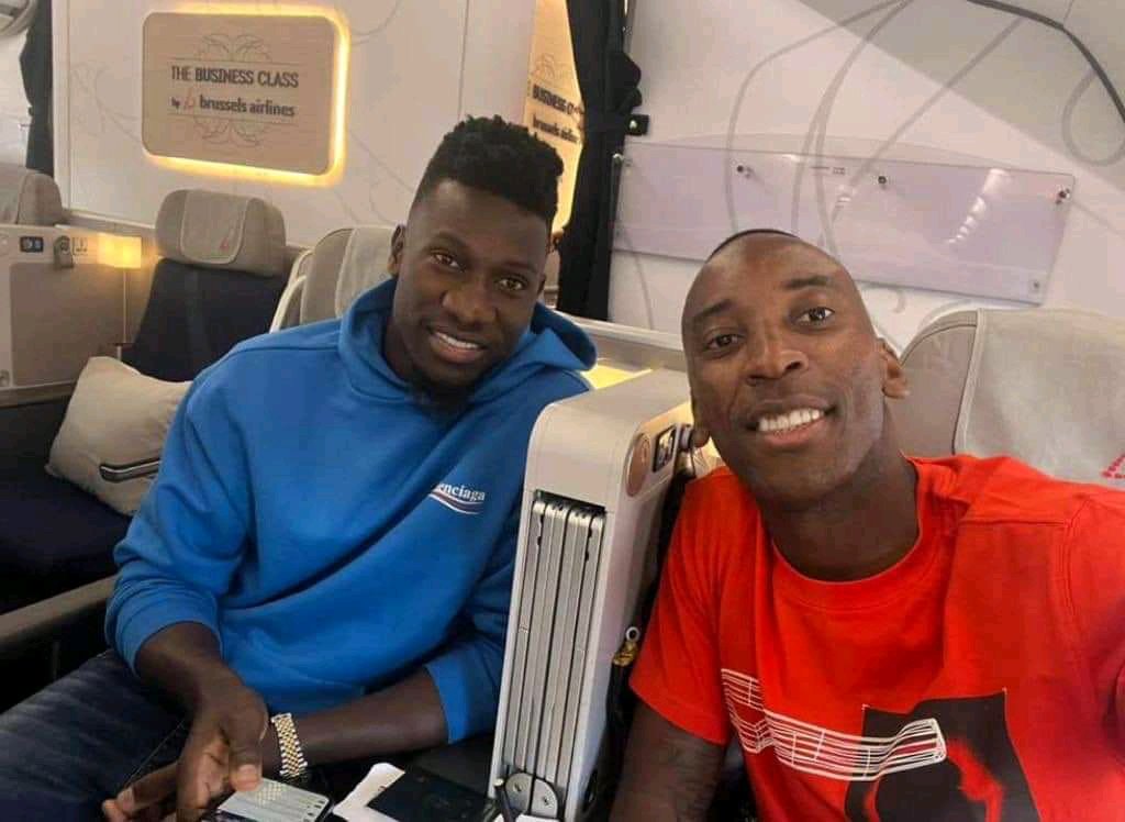 Kosi_foottalk's tweet image. Andre Onana and and Gael Ondoa are en route Cameroon for international duty. 

The d'en is the place to be. 

#cameroon #football #indomitable #andreonana