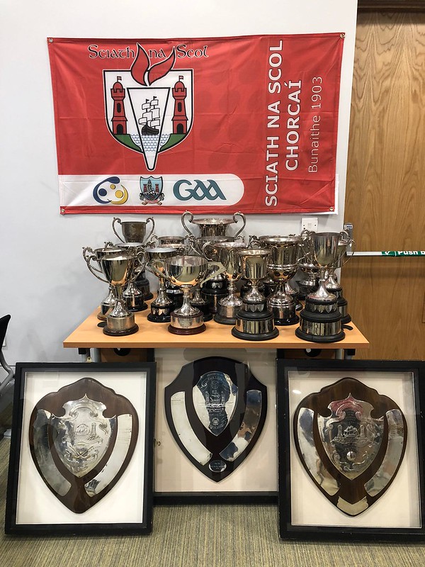 Sciath na Scol Annual General Meeting will take place on Thursday 7th September 2023 at 7.30pm in Páirc Ui Chaoimh.  Please have a representative at this meeting.

Football fixtures will be handed out on the night
Please return any football cups at last years finals.