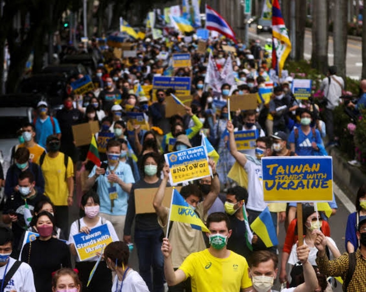 TaiwanFreedom89's tweet photo. Stand with Taiwan. 🇹🇼
Stand with Ukraine. 🇺🇦 https://t.co/5rKkwb0Sfn
