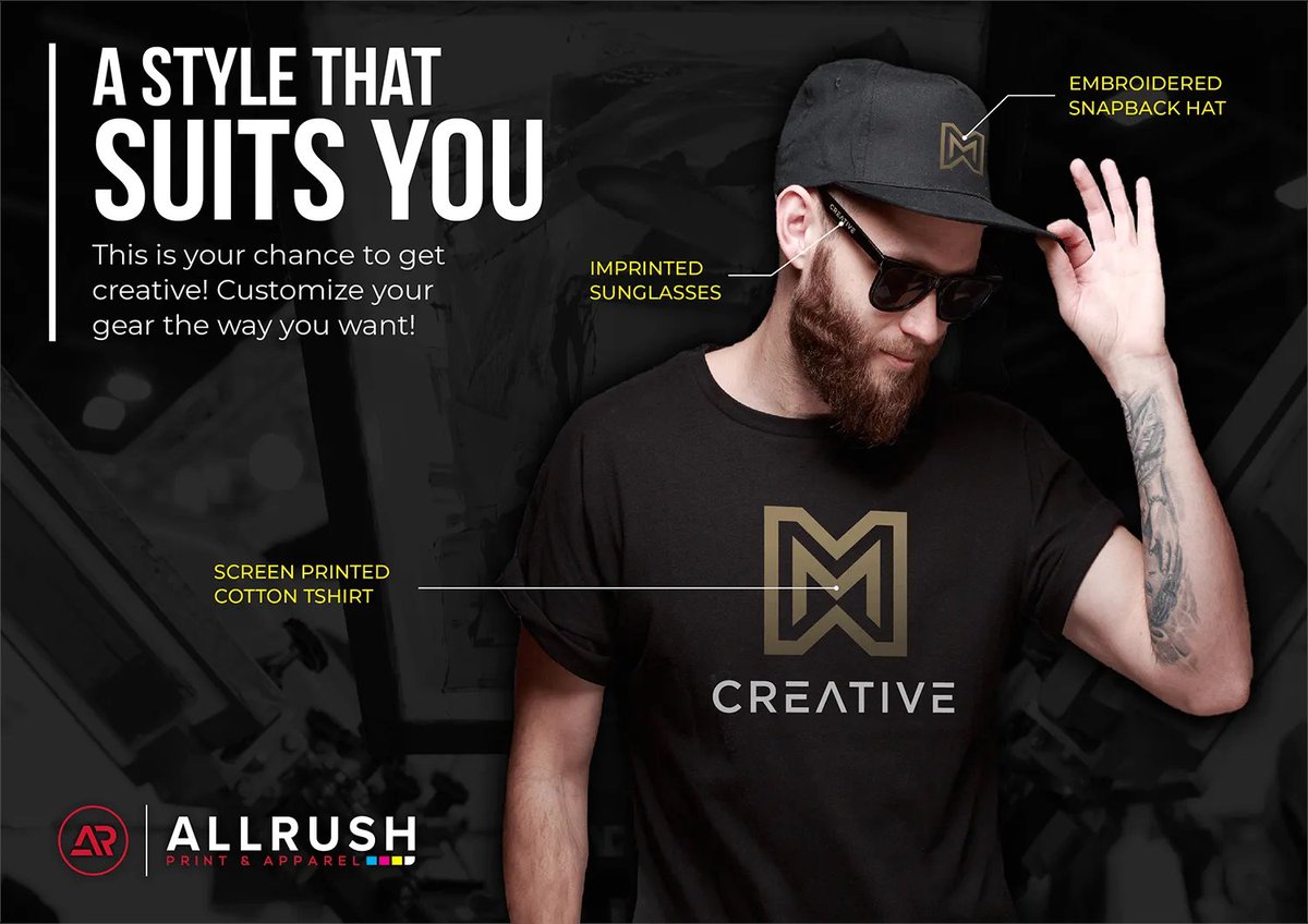 AllRush's tweet photo. Looking for a clothing style that suits you? Design your own t-shirts, hoodies, caps, and more with high quality print &amp; embroidery. We have the best products, prices, and excellent service. Visit https://t.co/keajg4RYxT

#customapparel #printing #branding #calgary #yyc https://t.co/0Mj72qrYZD