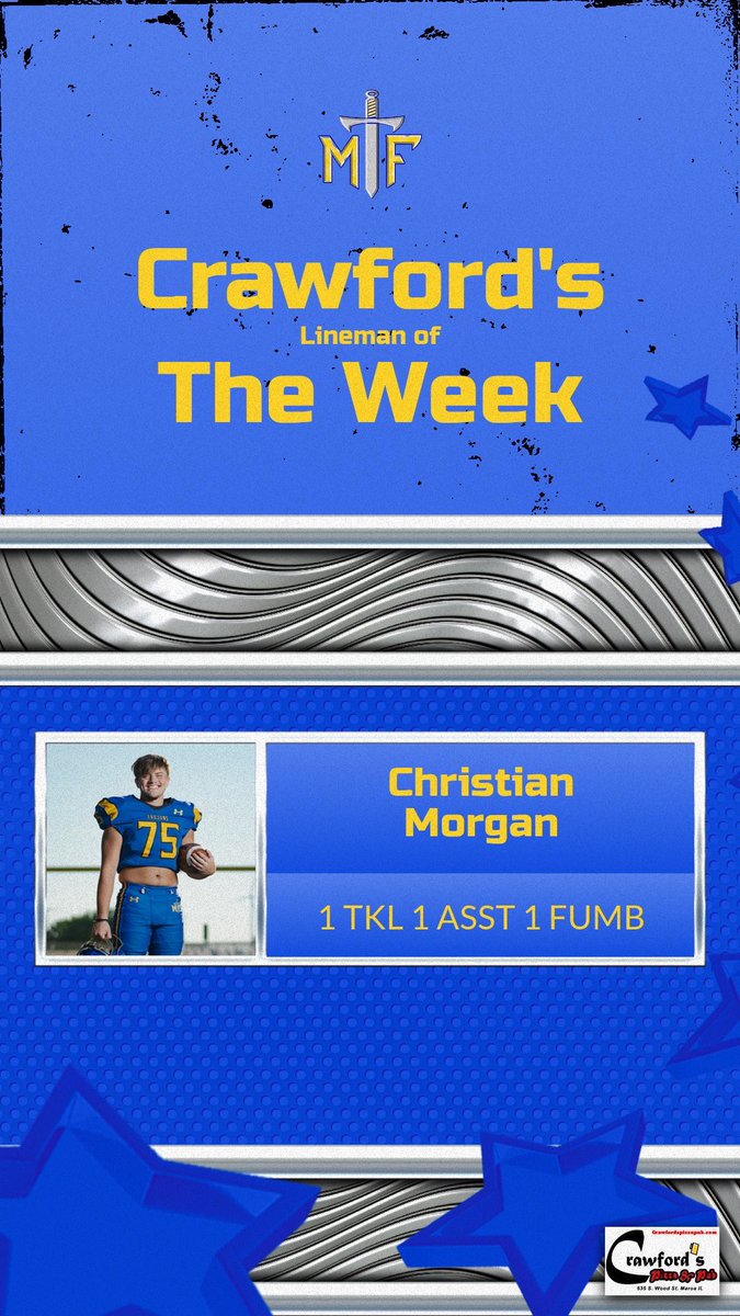 Josh Jostes (@joshjostes) on Twitter photo Congrats to our <a href="/MTFFootball/">Maroa-Forsyth Football</a> players of the week: <a href="/Andre50524022/">Andre Harden</a> <a href="/RyneSheppard/">Ryne Sheppard</a> <a href="/BradyLarson20/">Brady Larson</a> <a href="/delo_owen/">Delo Owen</a> @KendrykLawhorn <a href="/cmorgan1264/">Christian Morgan</a> <a href="/AJW2027/">Aiden Williams</a> πππ Congrats to our <a href="/MTFFootball/">Maroa-Forsyth Football</a> players of the week: <a href="/Andre50524022/">Andre Harden</a> <a href="/RyneSheppard/">Ryne Sheppard</a> <a href="/BradyLarson20/">Brady Larson</a> <a href="/delo_owen/">Delo Owen</a> @KendrykLawhorn <a href="/cmorgan1264/">Christian Morgan</a> <a href="/AJW2027/">Aiden Williams</a> πππ