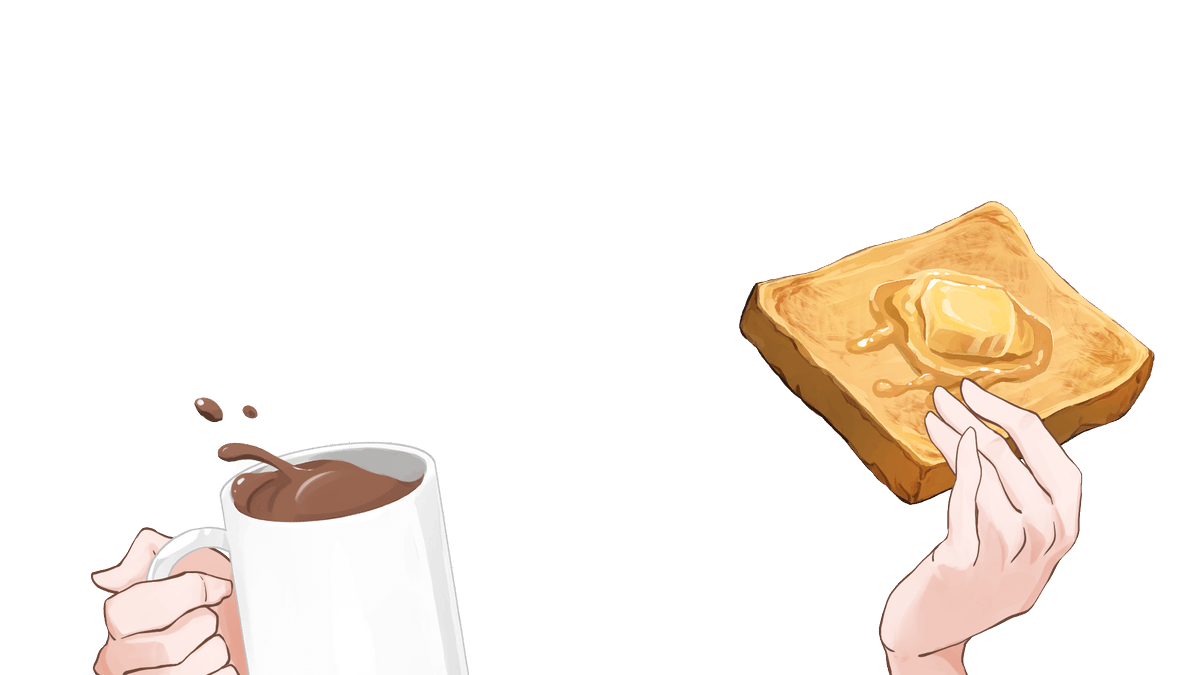 sigtaso's tweet photo. おはVなど朝の投稿にいかがでしょうか🌞🍞
ちょっと慌てて朝ごはんが食べられるパンとマグカップのセットです。
背景は4色ツリー(返信)に繋げます。
(ご使用の際は、RT or フォロー頂けましたら嬉しいです)

#VTuberAssets
#Vtuber素材
#フリー素材
#しぐたそざい https://t.co/H8UydAj4DU