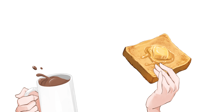 「cup toast」 illustration images(Latest)