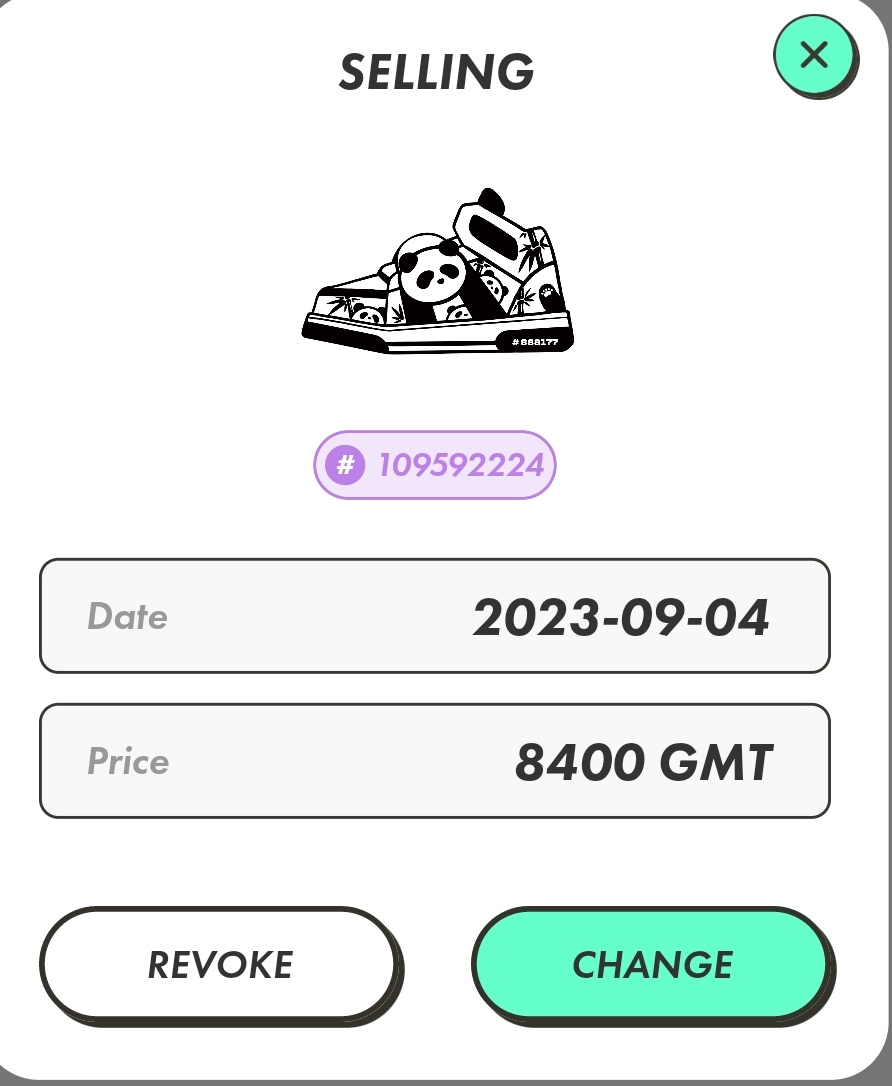 Hey guys of #stepn I want sell this shoes on #Bnb realm.

I will draw 80Gmt when it is sold and to participate just like, rt and tag 1 friend.