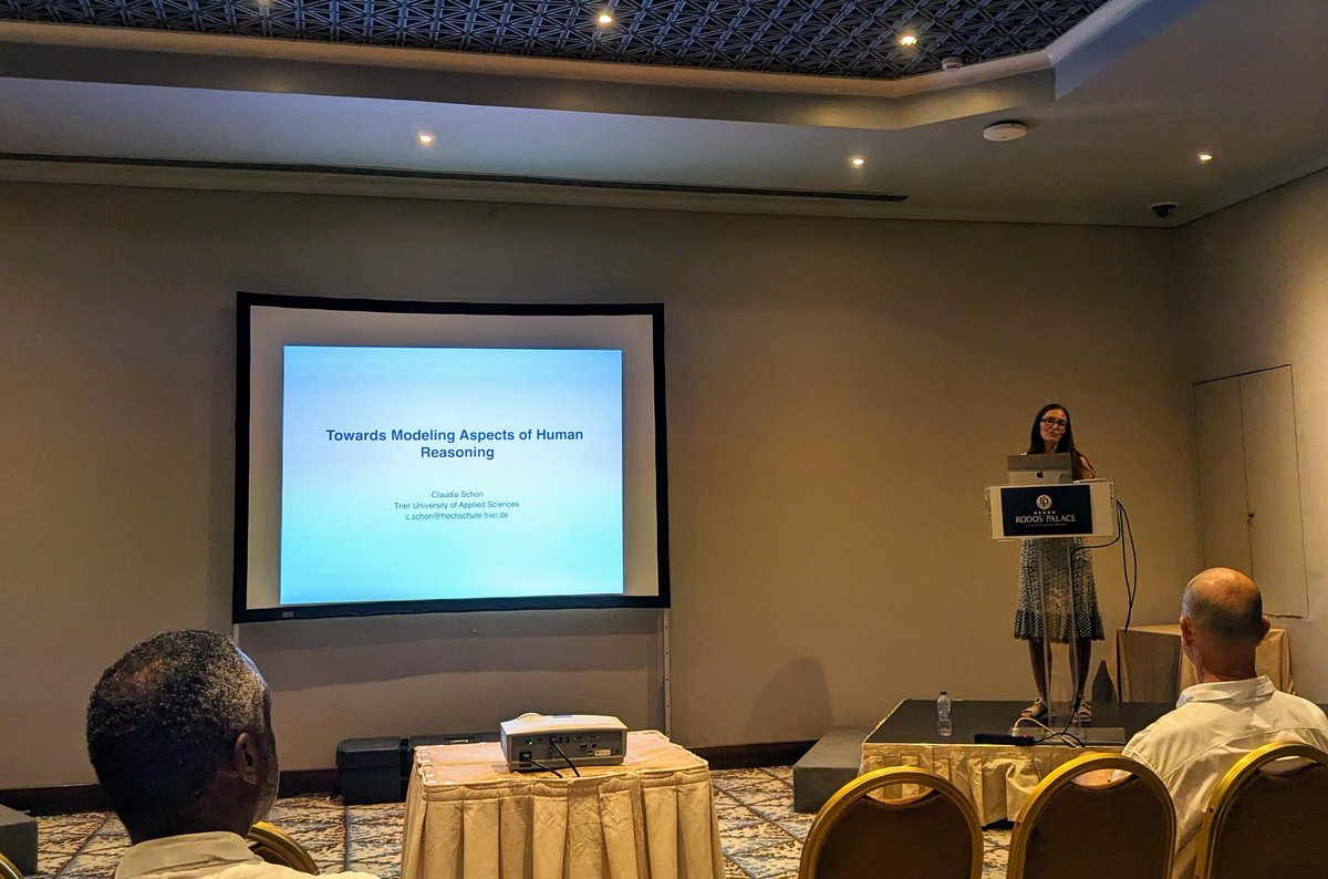 jaleed93's tweet image. Cognitive Aspects of #KnowledgeRepresentation workshop at #KR2023 focused on the cognitive adequacy of declarative knowledge representation - bridging explainability and trustworthiness of #AI 1/2