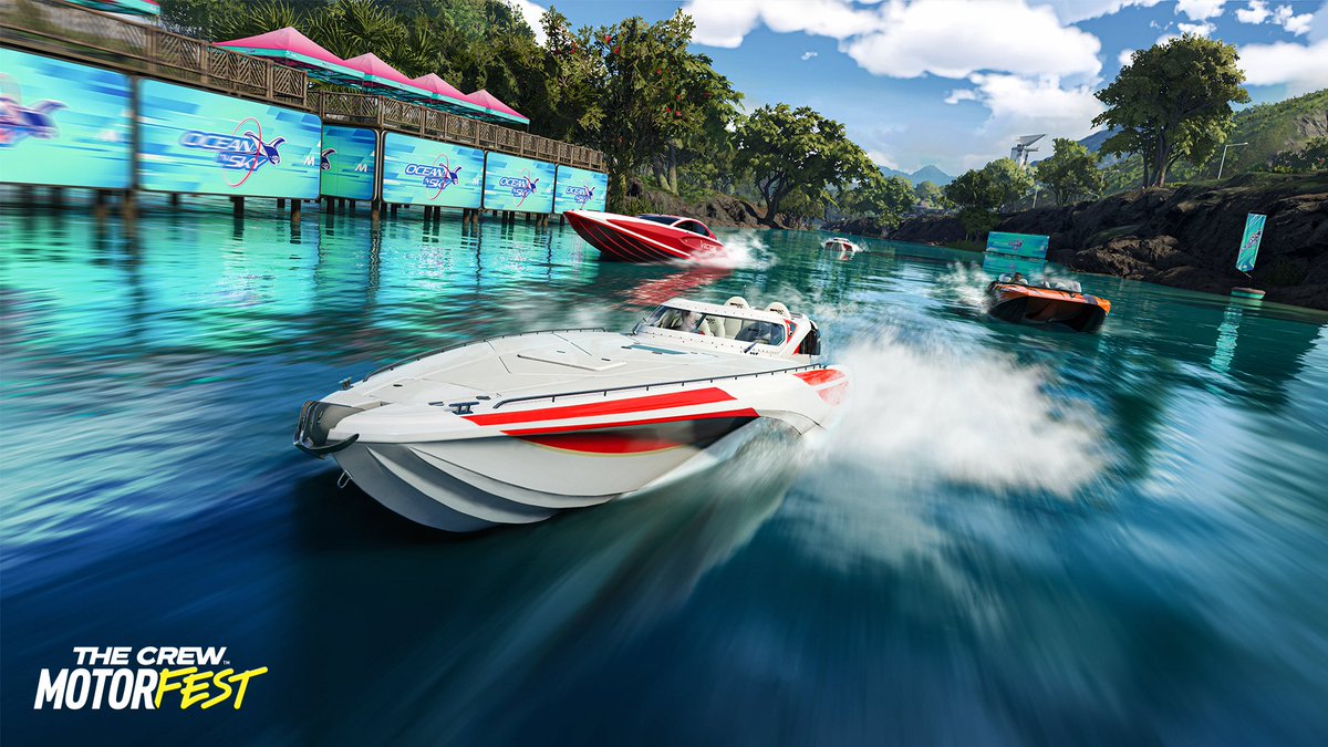Embark for an adventure through the waves and clouds in the "Ocean'n Sky" Playlist, only in #TheCrewMotorfest