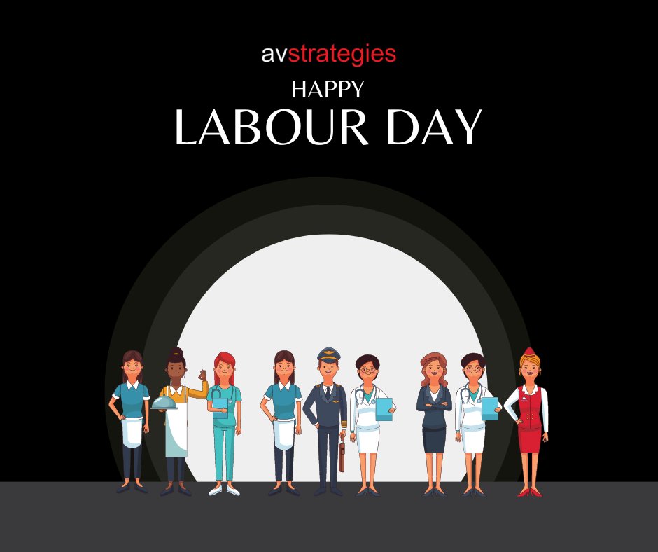 Bringing your events to life takes teamwork, creativity, and dedication. Here's to the behind-the-scenes magic this Labour Day! 🎥🎶 #AVStrategies #LabourDay