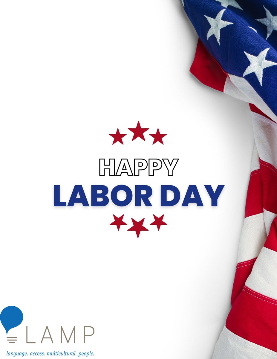 Happy Labor Day! Today, we honor the hardworking individuals who make our communities thrive. By breaking down language barriers, we create opportunities for diverse voices to be heard, talents to shine, and ideas to flourish. #LaborDay #LanguageAccess
