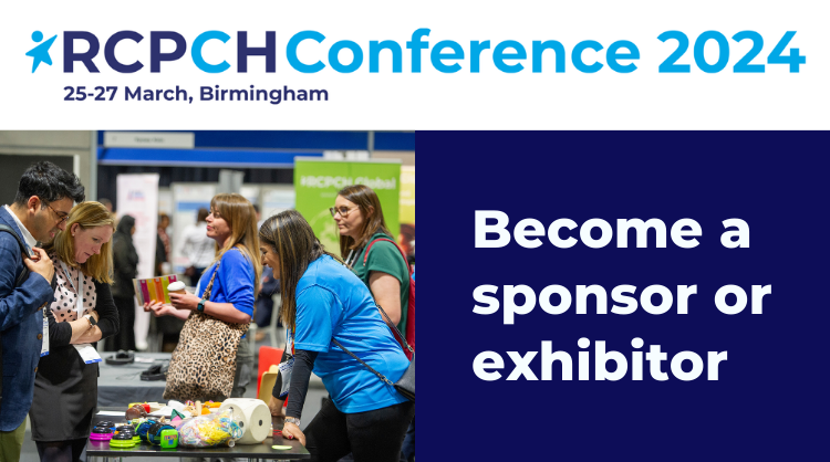 RCPCHtweets's tweet photo. 🌍 Connect with a global network of child health professionals at the RCPCH 2024 Conference! Be a sponsor or exhibitor and showcase your organisation's dedication to improving child health outcomes https://t.co/DwDppOPWZy
#RCPCH24 https://t.co/ociscHm5S2