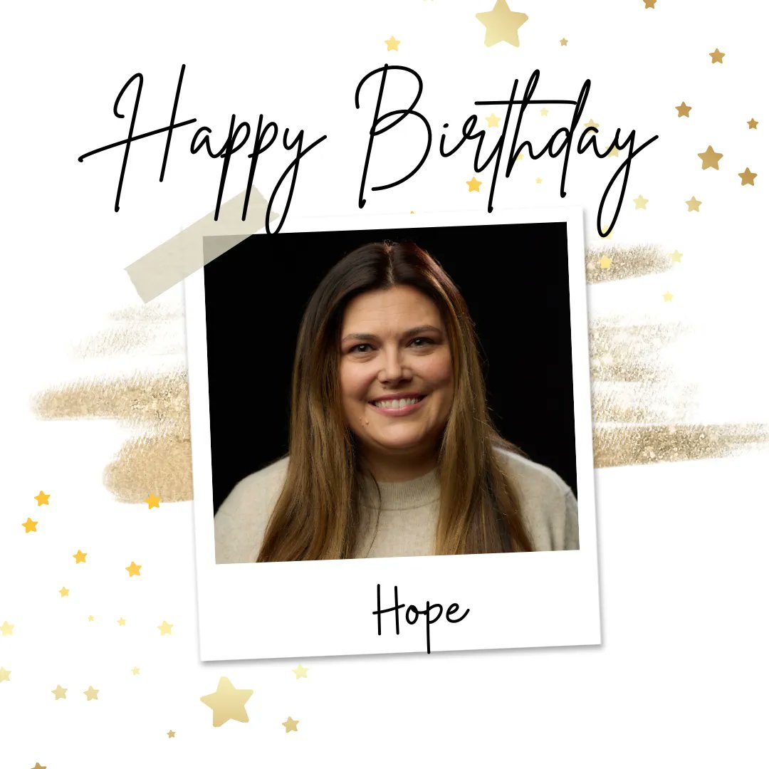Happy Birthday to our Associate Director, Hope Huskey!