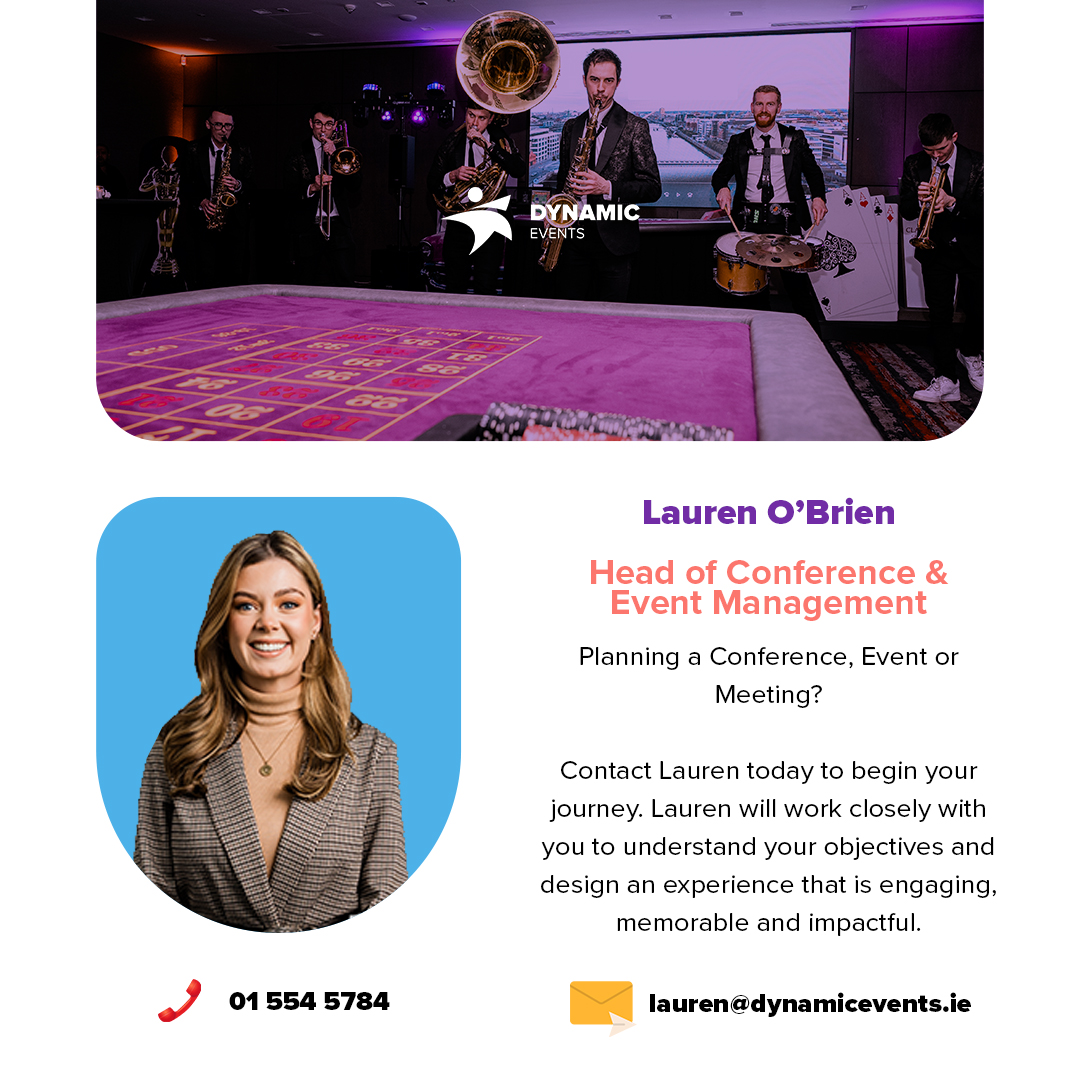 DynamicEventsIE's tweet image. Our experience tells us that every client’s wishes are different. We embrace that fact, and have modelled our event management service to cater for just that. We transform your idea into reality.

#EventManagement #DynamicEventsIreland #CorporateEvents #CorporateMeetings