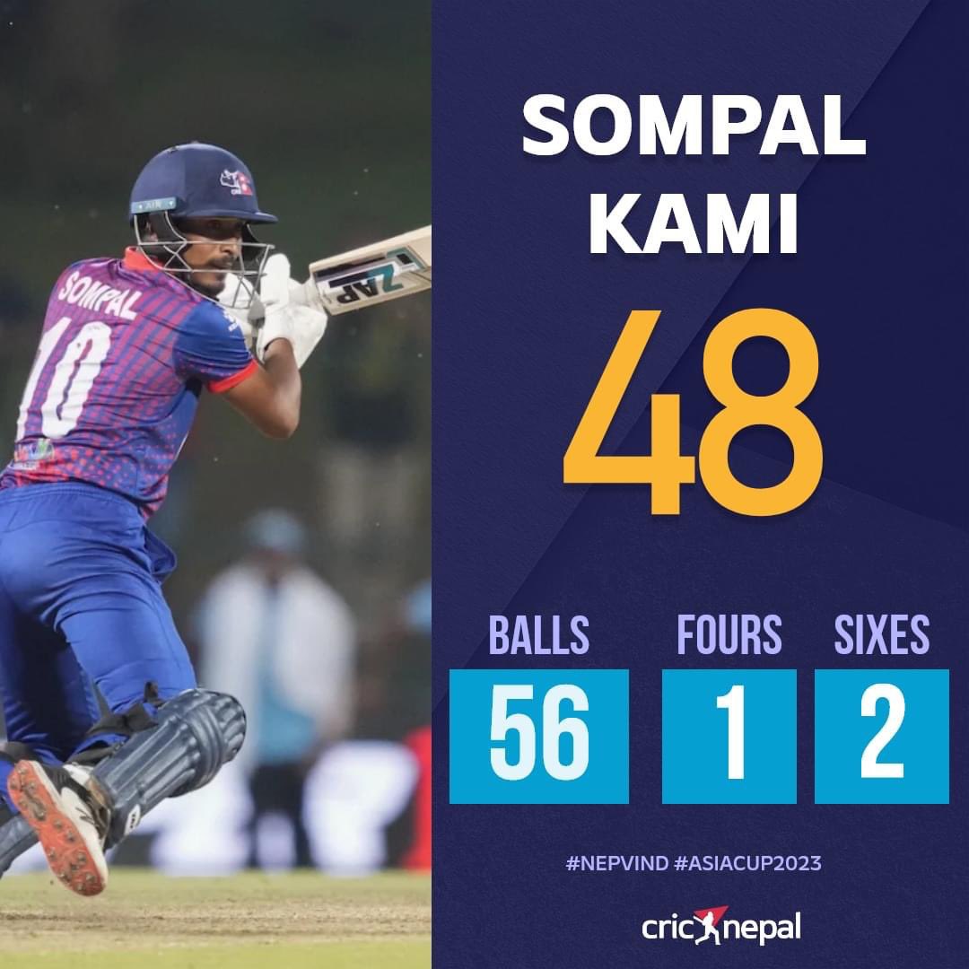 Well played 
#IndiaVsNepal #icc #AsiaCup2023