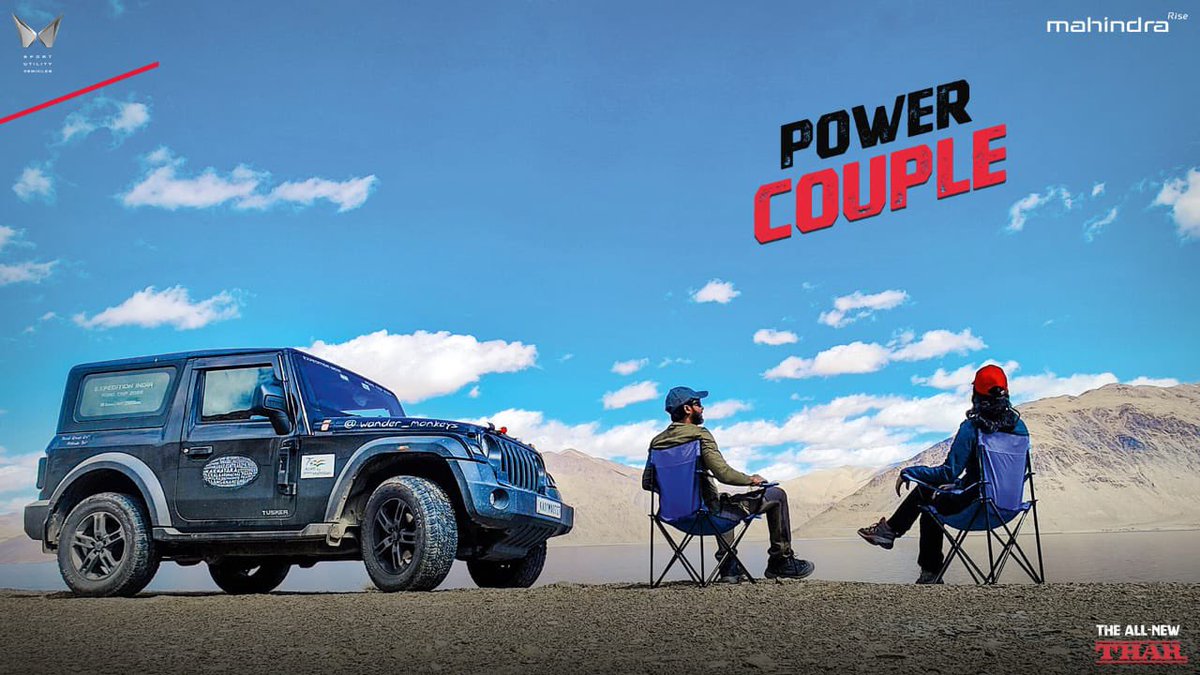 Mahindra_Thar's tweet photo. Two lovers, 32,000 km, 240 days of roaming the world. Priyanka and Nishith Jois live the life of their dreams, chasing adventures from Ladakh to Kerala in their #AllNewMahindraThar. And we are here with a heart-throbbing chat with them.
Get your copy of #Engage4x4 today. https://t.co/sqnaHRqksy