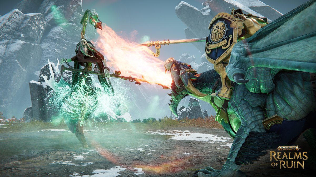 RealmsOfRuin's tweet photo. 🐲 Stormdrake Guard vs Awlrach the Drowner 👻 

Who wins this skirmish? 

🔥 Fire or 💧 Water? https://t.co/QrDLeBjaaq