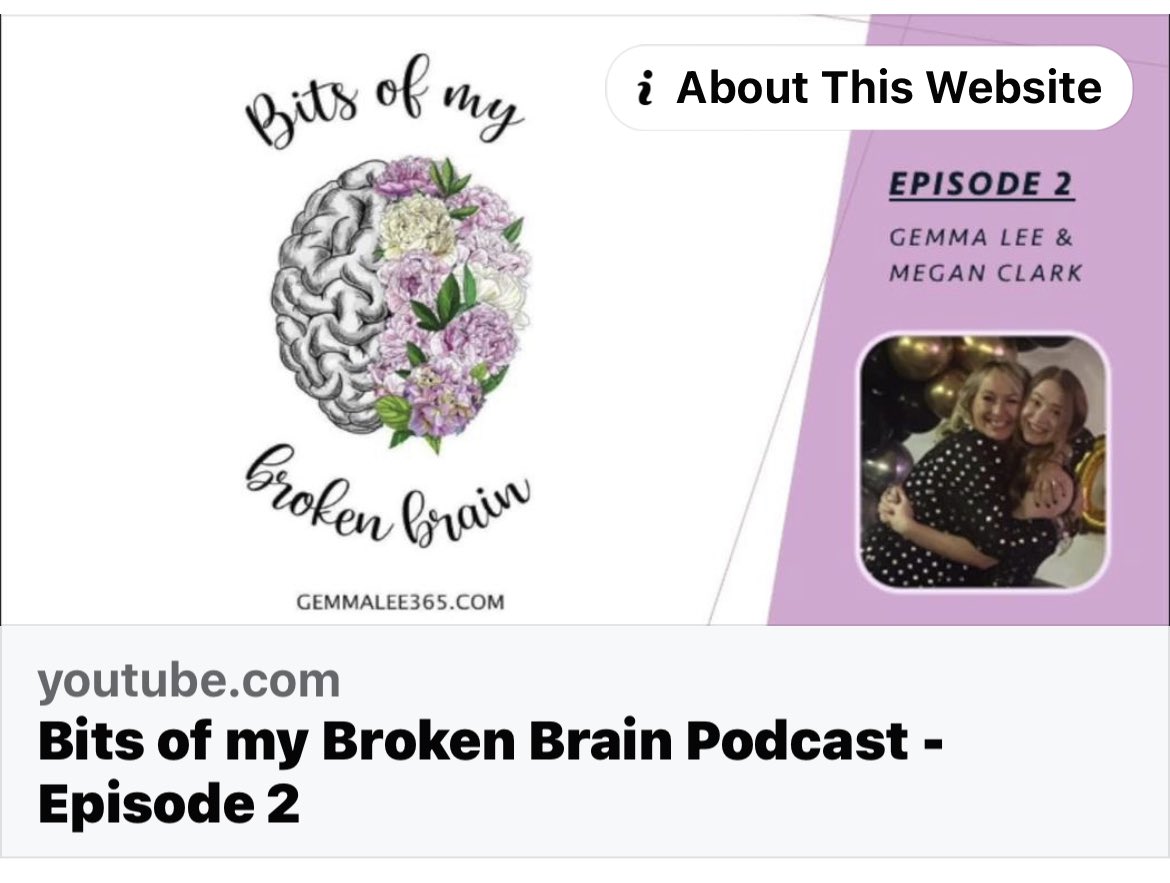 Episode 2 of my bits of my broken brain podcast.
youtu.be/io3yVqyCbmU