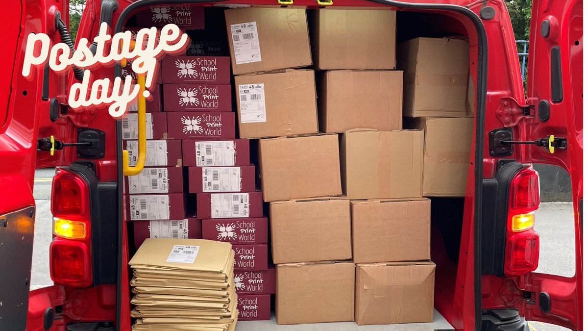 The day has finally come! The first glut of parcels are winging their way across the country ready for schools to start the #ChristmasCardProject 23!
Not registered yet? Those early bird commission boosts wait for no one! Get your info pack here: schoolprintworld.co.uk/school-christm…