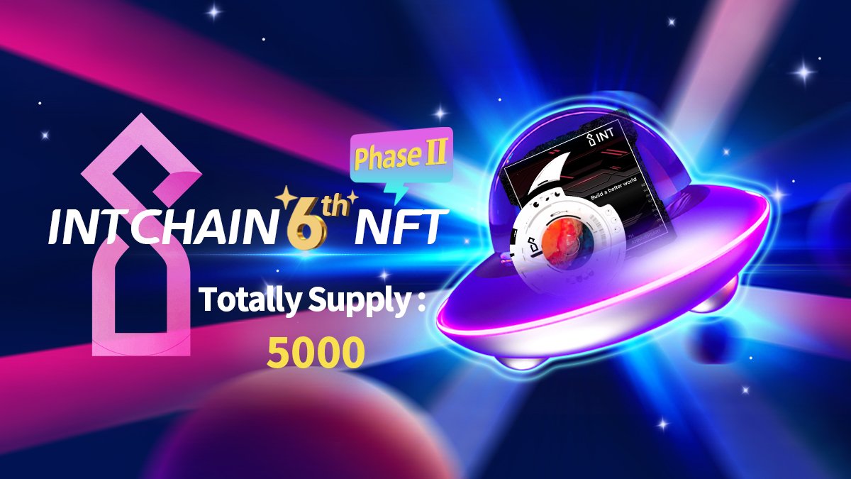 starmakerzksync's tweet image. 🎉#Starmaker X #INT NFT-Primordial Chime Phase II Giveaway🎉

#INT - An IoT blockchain infrastructure, focusing on DePIN, IoT and RWA.

🎁Rewars: 100 WL (FCFS)

1⃣Follow @starmakerzksync &amp;amp; @INTCHAIN
2⃣Like+RT+Dc: discord.gg/uxyXReKAFx
3⃣Comment and leave your wallet address