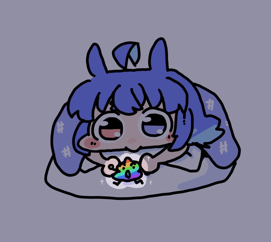 「レインボーウンチくんは暗闇で光るぞ\\\\٩( 'ω' )و ////再掲」|ブラニンのイラスト
