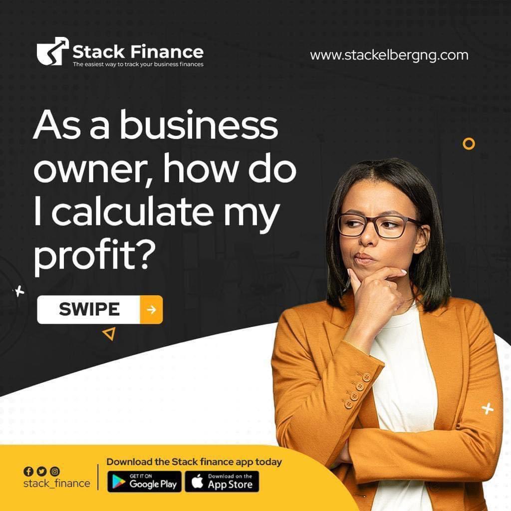 Stackfinanceapp's tweet image. Wondering how to calculate your profit as a business owner?

Think no more, you simply get your profit by deducting cost price from selling price.

Follow our social media platforms for more info!!

#stackfinance #stackelbergng #finance #accounting #16thHeadiesAwards #BBNaija