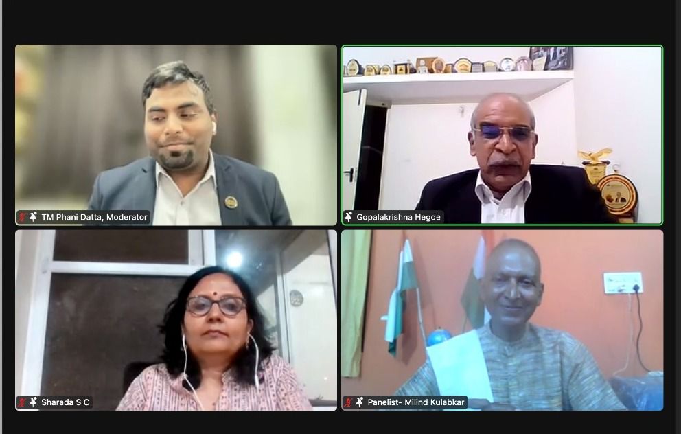 MKulabkar's tweet photo. Sept 1st, enjoyed as panellist with co-panellist Smt Sharada SC  Past Chairman of Bengaluru Chapter Institute of Company Secretaries ( ICSI) &amp; Sri Gopal Krishna Hegde Past Central Council member of ICSI  at the milestone meeting of ICSI   Mysore Royal Pro Toastmasters Club . https://t.co/nolrWzjOXv
