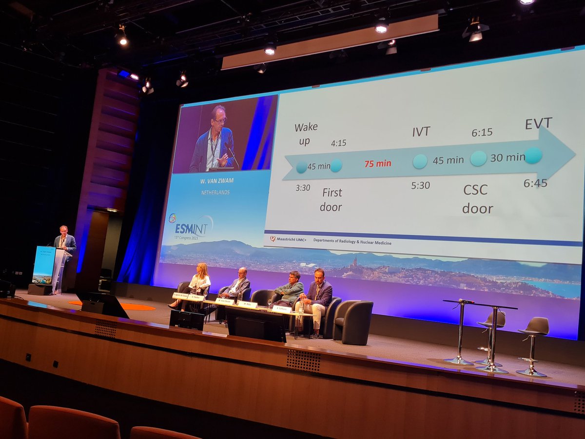 NeuroNews (@nn_publishing) on Twitter photo Wim van Zwam asks whether we need to rethink paradigms around wake-up #Stroke patients, arguing that 'wake-up time' should be seen as the onset of symptoms, while time last known well should effectively be 'forgotten about' here
#ESMINT2023 <a href="/esmintsociety/">ESMINT Society</a> Wim van Zwam asks whether we need to rethink paradigms around wake-up #Stroke patients, arguing that 'wake-up time' should be seen as the onset of symptoms, while time last known well should effectively be 'forgotten about' here
#ESMINT2023 <a href="/esmintsociety/">ESMINT Society</a>