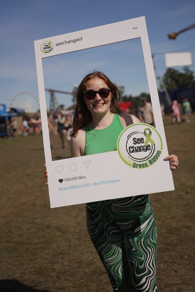 GreenRibbonIE's tweet photo. The team wrapped up what was an amazing #electricpicnic2023  ☀️ 💚  

This is only the beginning as we aim #EndTheStigma and wear the #GreenRibbon this September  🙌 https://t.co/BgpVQ9B6fn
