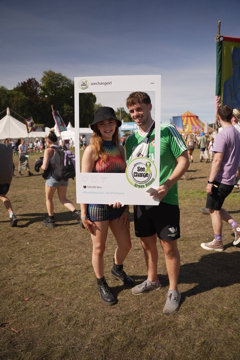 GreenRibbonIE's tweet photo. The team wrapped up what was an amazing #electricpicnic2023  ☀️ 💚  

This is only the beginning as we aim #EndTheStigma and wear the #GreenRibbon this September  🙌 https://t.co/BgpVQ9B6fn