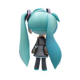 8co28's tweet image. AI image to 3d 
2枚目のミクの立ち絵から3枚目の裏面を生成してAIで1つ目の3Dに（obj）
#imgto3d #imageto3d