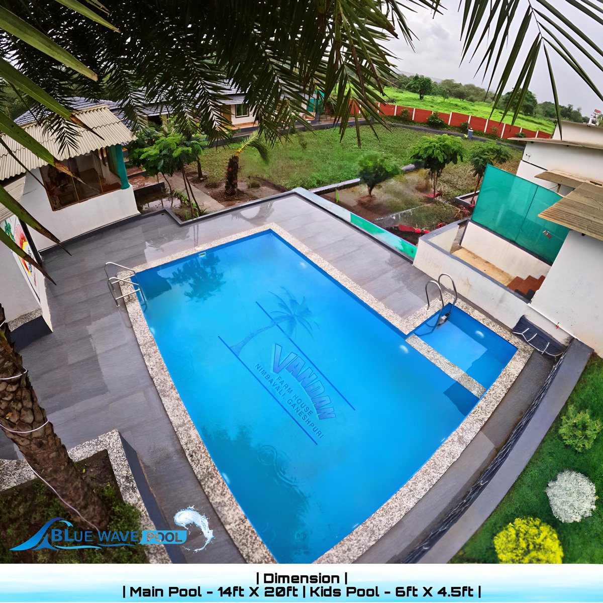 14ft X 20ft FRP LINER SWIMMING POOL FOR VANDAN FARMHOUSE - GANESHPURI - VAJRESHWARI,
BY @BlueWaveIndia 

#swimmingpool #swimming #MumbaiRains #mumbaicity #thanecityofficial #PoolParty #POOL  #poolday #lonavala #karjat #vajreshwari #matheran #farmhouse #villa #staycation #Travel