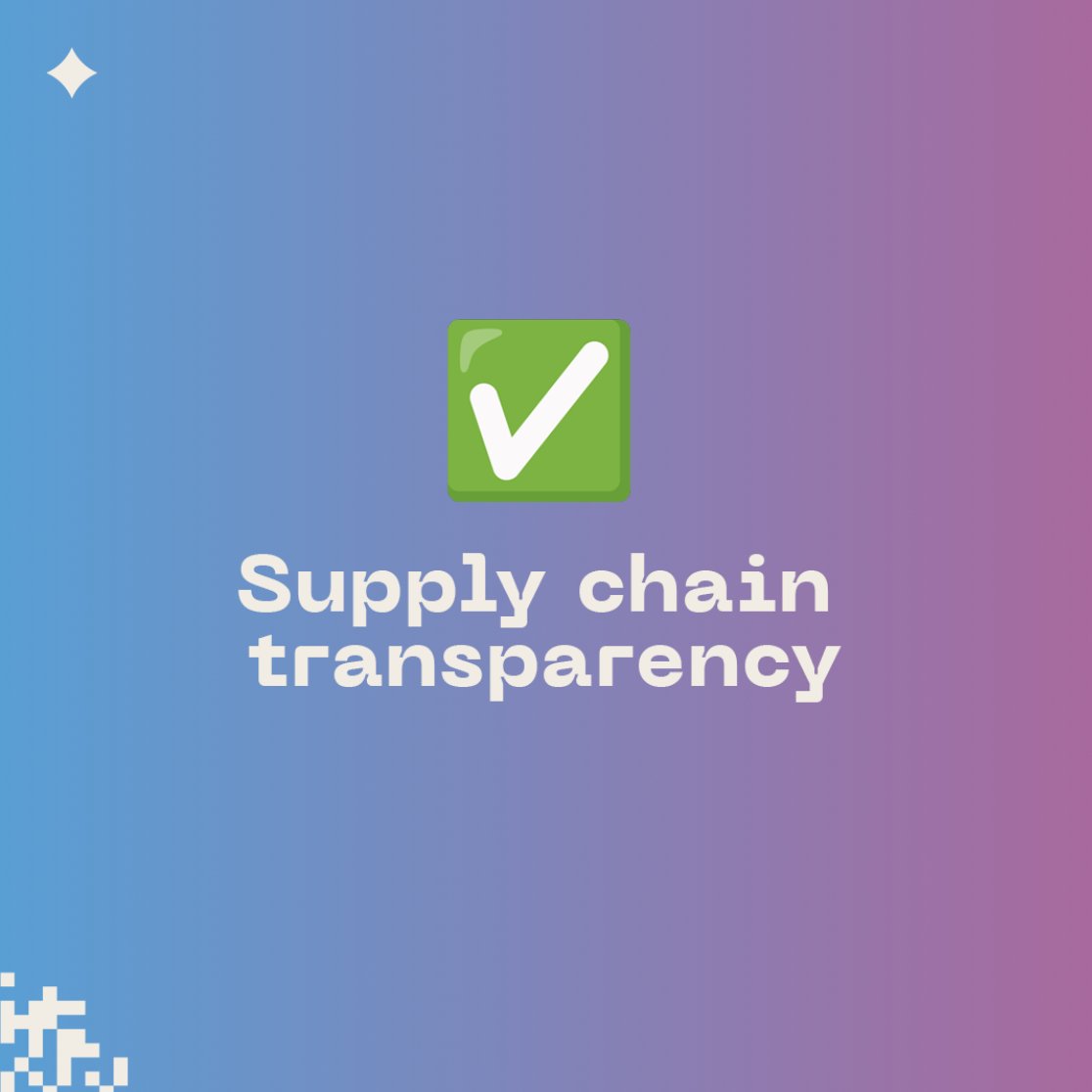 WEB32xyz's tweet photo. Can #web3 help improve sustainability and corporate social responsibility?
These are some of the topics to be discussed at #web32 at our Sustainability & Impact track.
Specifically we will go through:
⛓️ Supply Chain Transparency
🔐 Data Integrity
🗳️ Decentralised Governance https://t.co/o8iYnooO8z