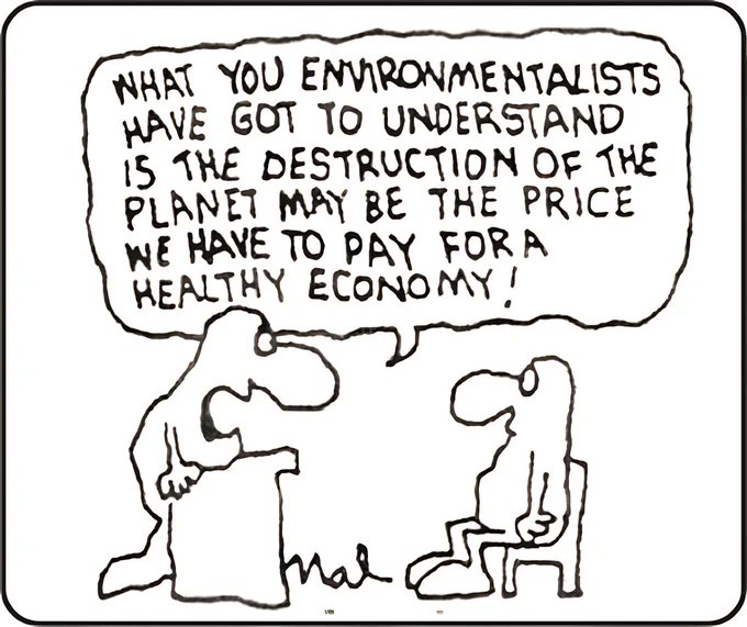 How ridiculous does this sound to you 

Capitalist Investors, should also invest in the growth of the Environment and not it's destruction

We have only one earth

#ukrainecounteroffensive 
#HappyBirthdayMarkTuan 
#environment 
#ClimateAction