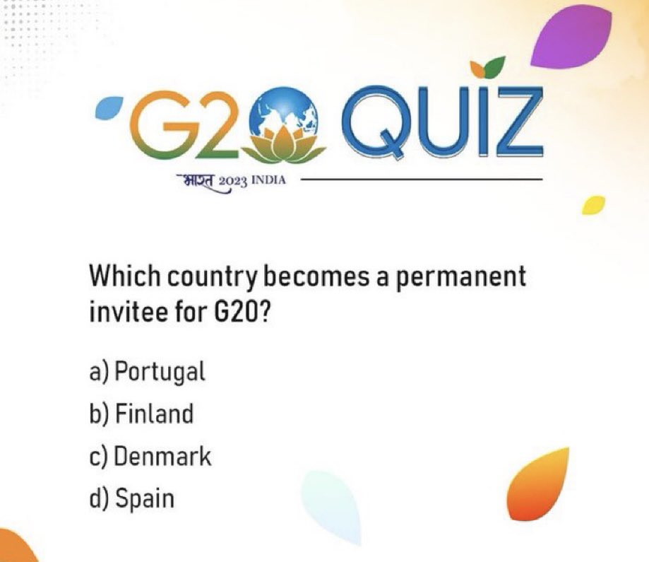 upsc_vajiram's tweet image. Comment your answer below?

#G20 #upscquestions #upscquiz #upscaspirants #iasexam #upsc2024