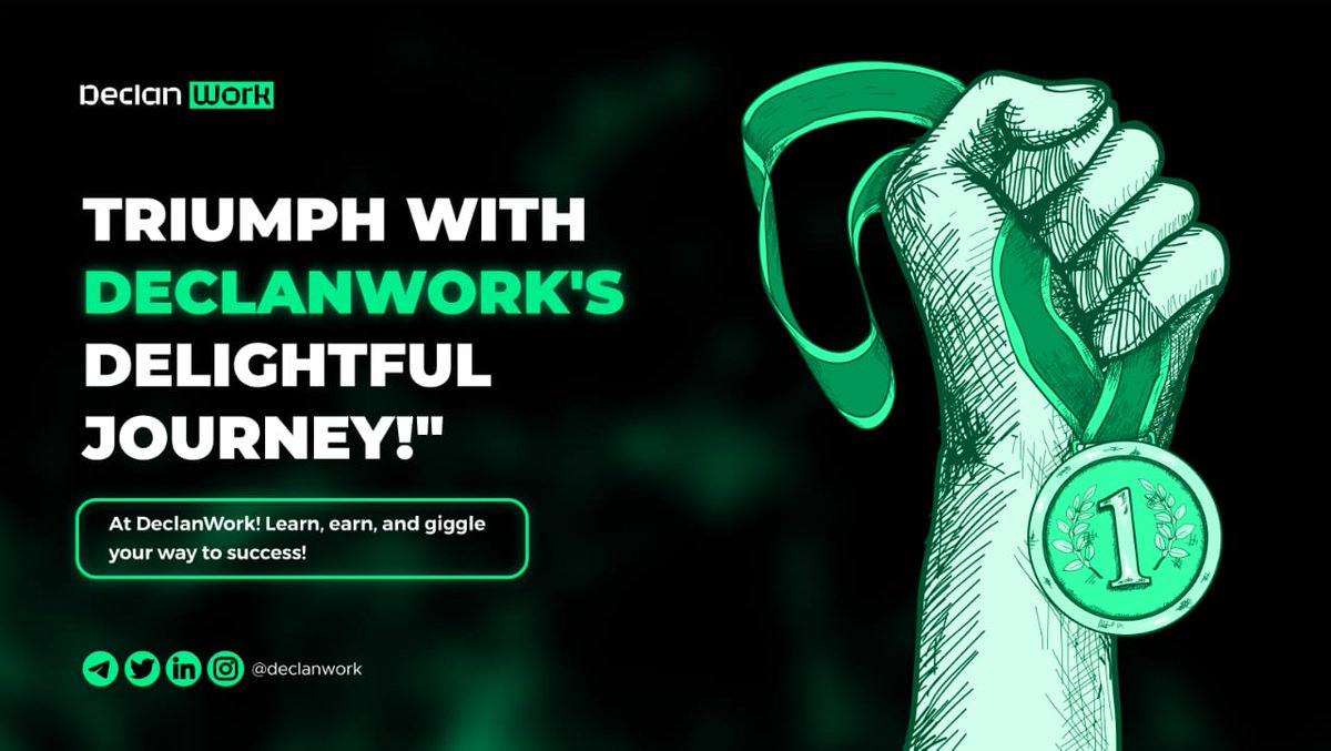 declanwork's tweet photo. "Dive into a week of limitless potential with @declanwork
🌟 We're more than just a platform; we're a thriving community of freelancers. Explore our Web3-powered world, break barriers, and create connections that empower your journey 💎💼 @flow_blockchain #DeclanWork
#Web3 https://t.co/cTRP37b0ZB