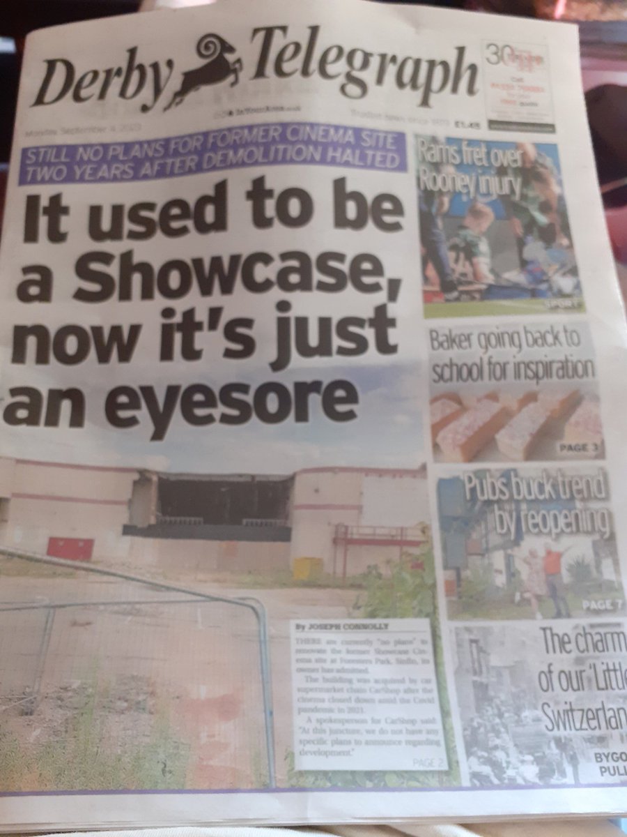 Plantzzman's tweet image. Welcome to @CarShopGB #Derby branch where today&apos;s special drive away offering is leaving their planned Derby site looking like a bomb has hit it! @derbyshire_live @bbcderby