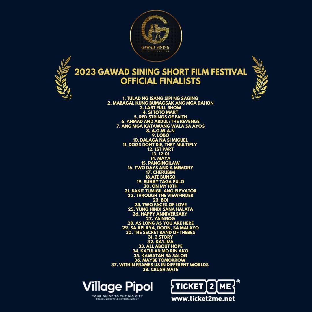 LFSfilm's tweet photo. Teban, teban! Finalist tayo! π₯³
Vote for us: https://t.co/Pu1WTs4Zgz
The festival will stream September 15 - October 8. Get your tickets via Ticket2Me π₯πΏ
#LastFullShow
#LFSfilm https://t.co/hbcHuEfVBT