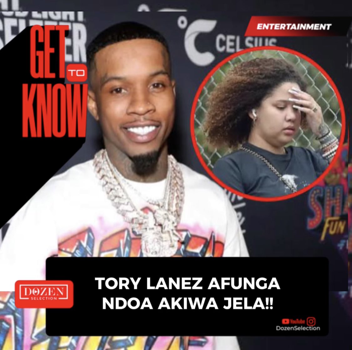 BDozen's tweet image. #GetToKnow Tory Lanez ameripotiwa kufunga ndoa na baby mama wake Raina Chassagne, kipindi hiki ambacho yupo gerezani akitumikia kifungo cha miaka 10. Wawili hao kwa pamoja wana mtoto mmoja aitwaye Kai mwenye umri wa miaka 6.