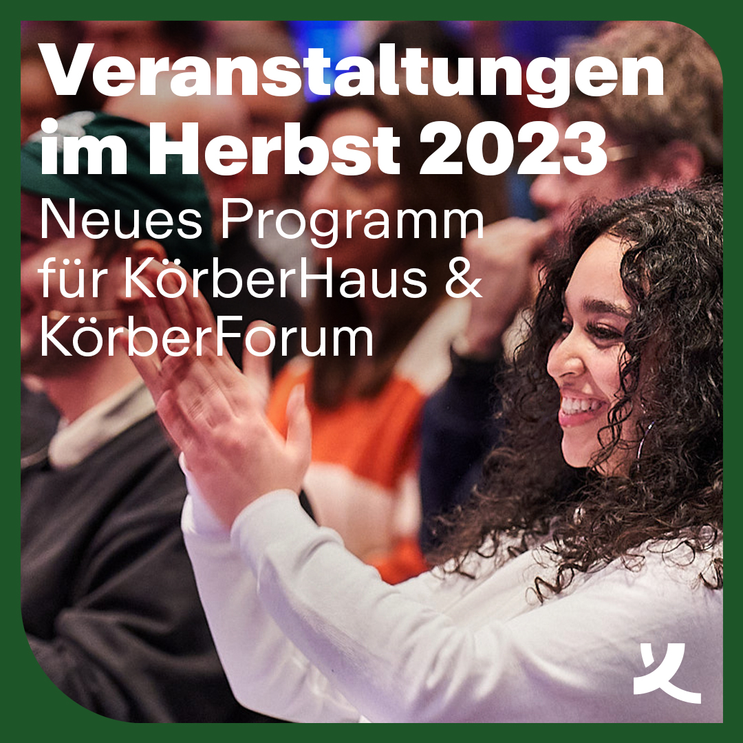 ☝️ Die Sommerpause ist endlich vorbei. 🎭 Das Herbstprogramm im @KoerberForum und KörberHaus startet: Dich erwarten musikalische Aufführungen und spannende Gespräche. 🎫 Jetzt das Programm entdecken und Tickets für die ersten Veranstaltungen sichern! 👉 koerber-stiftung.de/veranstaltunge…