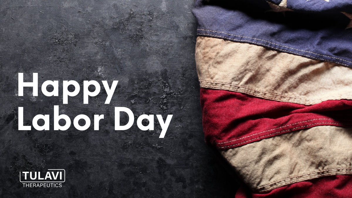 tulavinerve's tweet photo. Happy Labor Day from Tulavi Therapeutics!

On this Labor Day, we celebrate the hard work and dedication of every individual who contributes to making a difference in the field of nerve repair.

#LaborDay #Innovation #NerveRepair #Tulavi https://t.co/OJXkY430N6