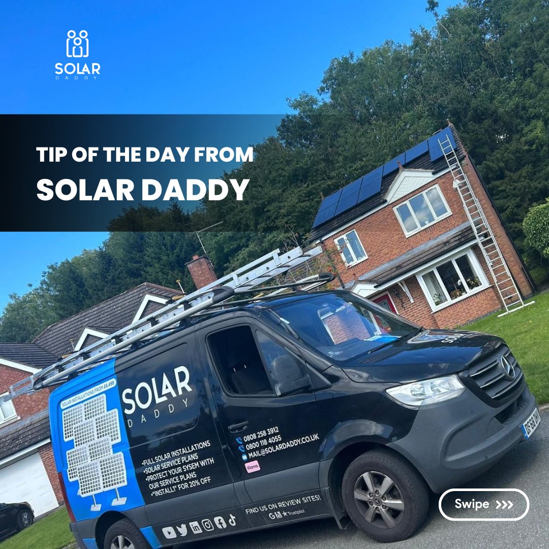 solardaddygroup's tweet photo. ENERGY SAVING TIPS BY SOLAR DADDY 
0808 258 3912

#solardaddy #energysaving #energy #energyefficiency #renewableenergy #energyefficient #interiordesign #solarenergy #solar #moneysaving #efficient #greenenergy https://t.co/sJ7bnsjpx1