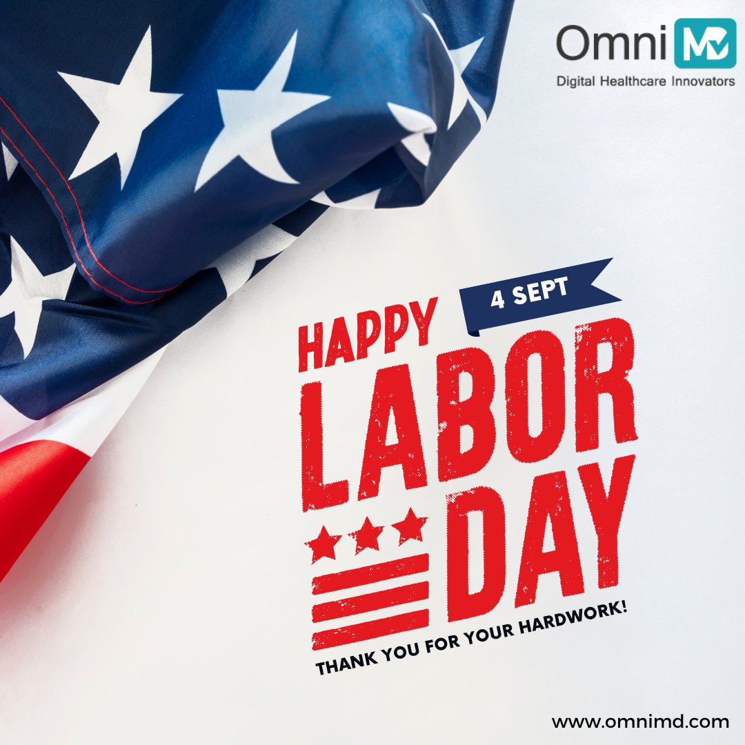 omnimd's tweet photo. Celebrating the dedication and determination of the workforce this Labor Day! Your efforts drive our industries and economy forward. 

@OmniMD Wishes everyone a well-deserved day of recognition and relaxation.

#LaborDay #appericiate #LaborDay2023  #HappyLaborDay #OmniMD https://t.co/eGQ4w7b9rO