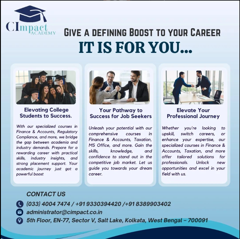 CimpactAcademy's tweet photo. Join us today!
https://t.co/HZuN1dBZ3O

#CimpactAcademy #AdmissionOpen #EducationForAll #UnlockYourPotential #LearningJourney #FinanceCareer #AccountingTraining #ComingSoon #CareerBoost #new #newpost #CareerSuccess #accounting #accountants  #Graduates #career #oppurtunities https://t.co/eidHzEeStS