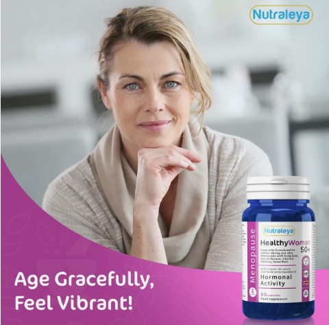 nutraleya's tweet photo. HealthyWoman 50  Menopause named as One of UK's top menopause supplements. For women looking to choose what is the best supplements read on. https://t.co/FjjV3a5Rxb https://t.co/kpTTUXOXSm